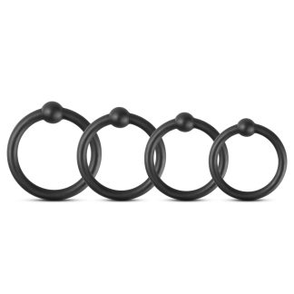 4 Piece Erection Enhancer Ring Set